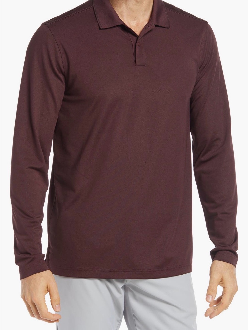 Nordstrom Tech-Smart Long-Sleeved Polo Shirt